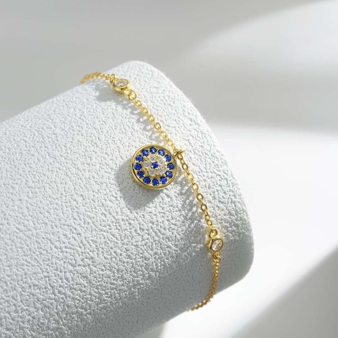 [Rose Jewels]Devil's Eye Round Shape Bracelet