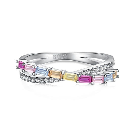 [Rose Jewels]Energetic Elegant Radiant Cut Party Ring