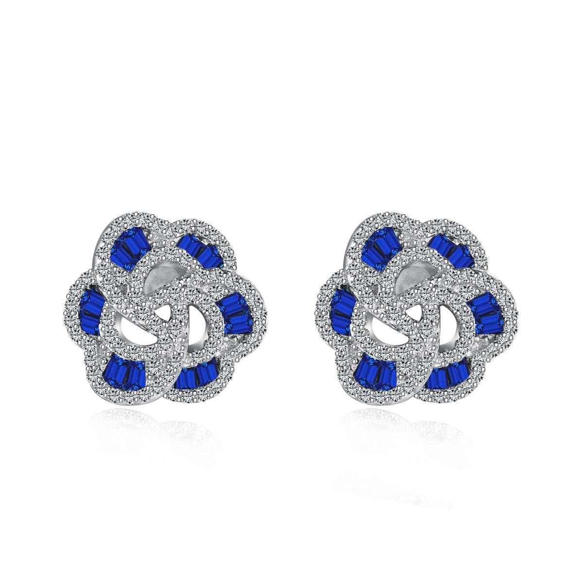 [Rose Jewels]Exquisite Flower Shape Daily Earrings