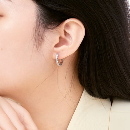 [Rose Jewels]Radiant Colorful Round Cut Earrings