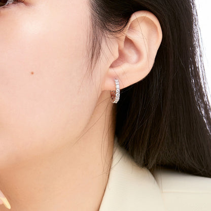 [Rose Jewels]Radiant Colorful Round Cut Earrings