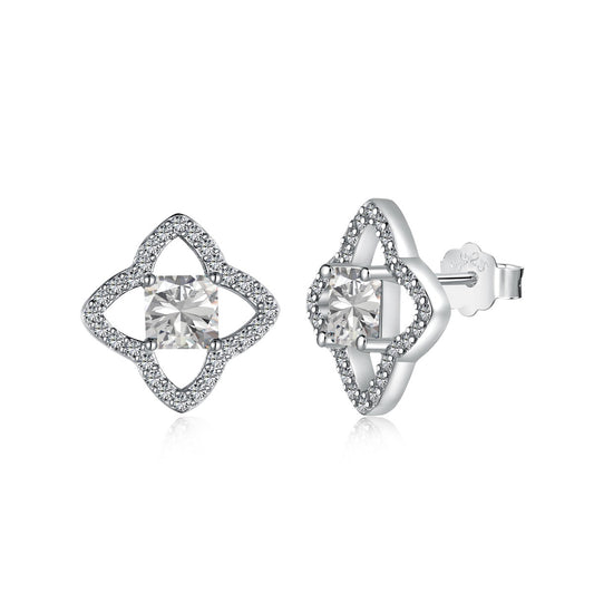 [Rose Jewels]Elegant Star Shape Princess Cut Daily Earrings