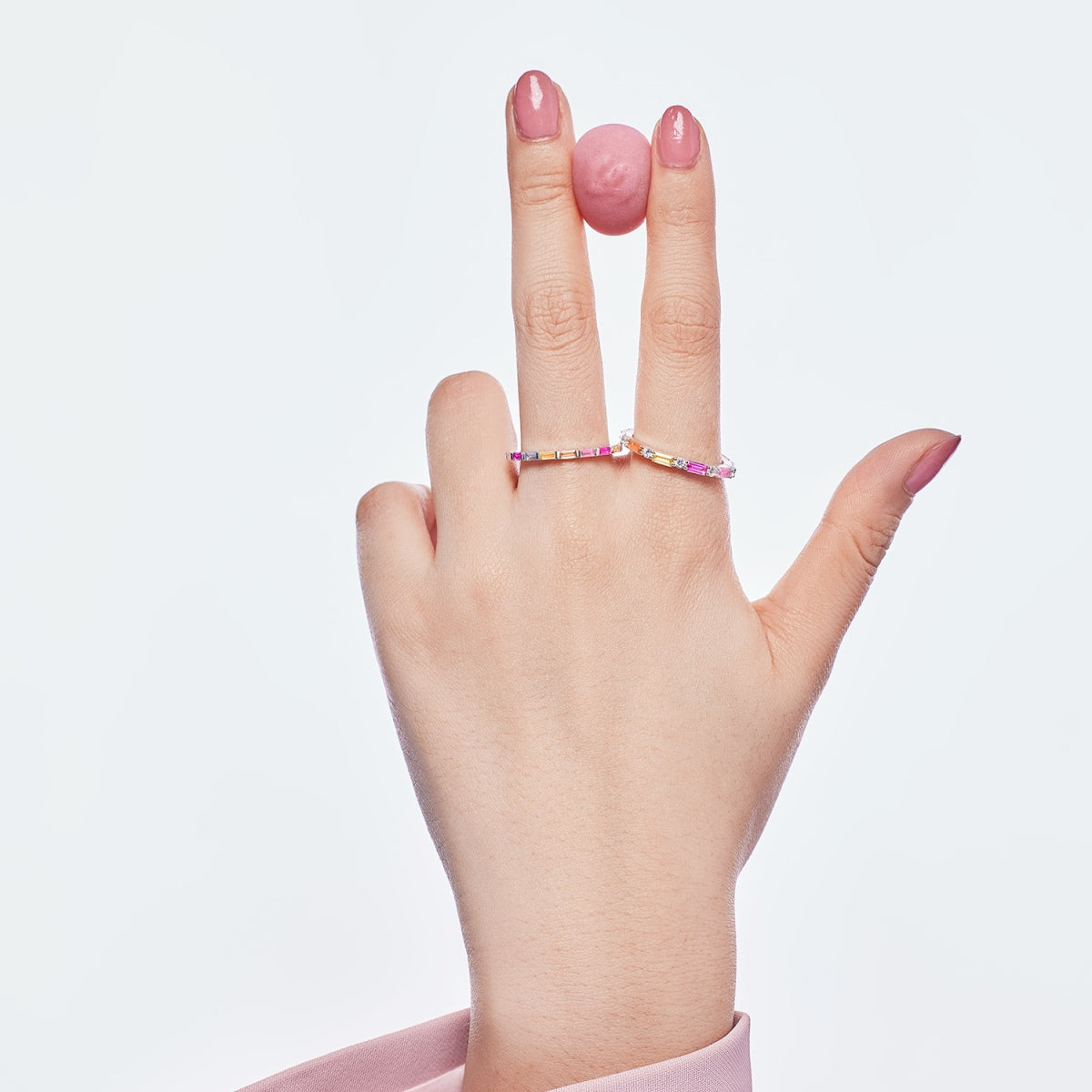 [Rose Jewels]Lively In Shades Elegant Radiant Cut Daily Ring