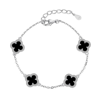 [Rose Jewels]Four-Leaf Clover Exquisite Bracelet