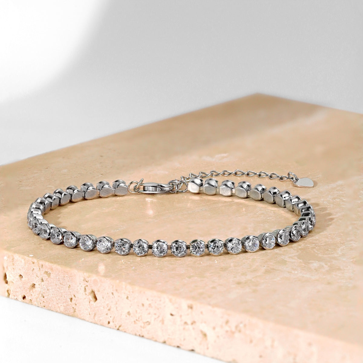 [Rose Jewels]Dazzling Sparkling Round Cut Daily Bracelet