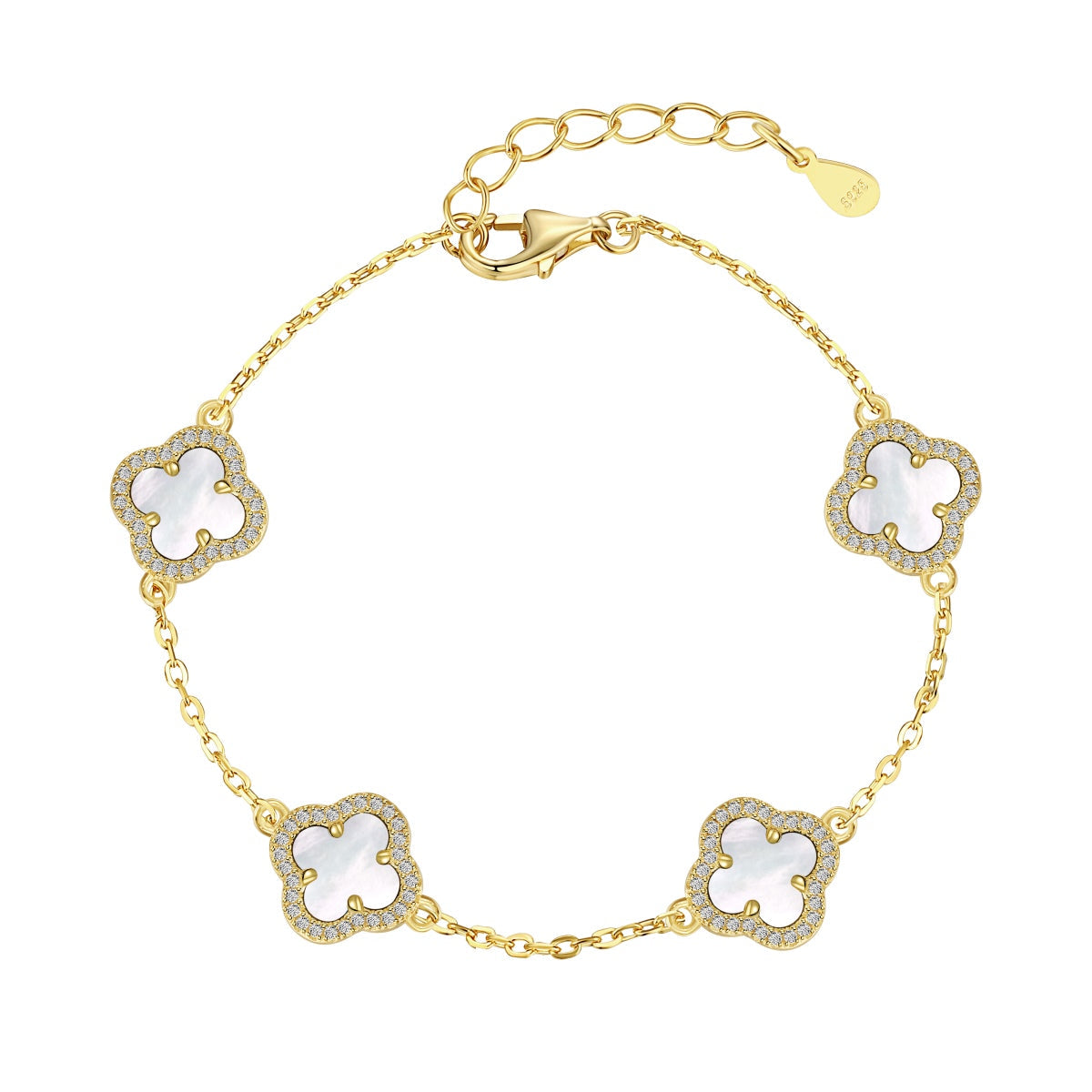 [Rose Jewels]Four-Leaf Clover Exquisite Bracelet