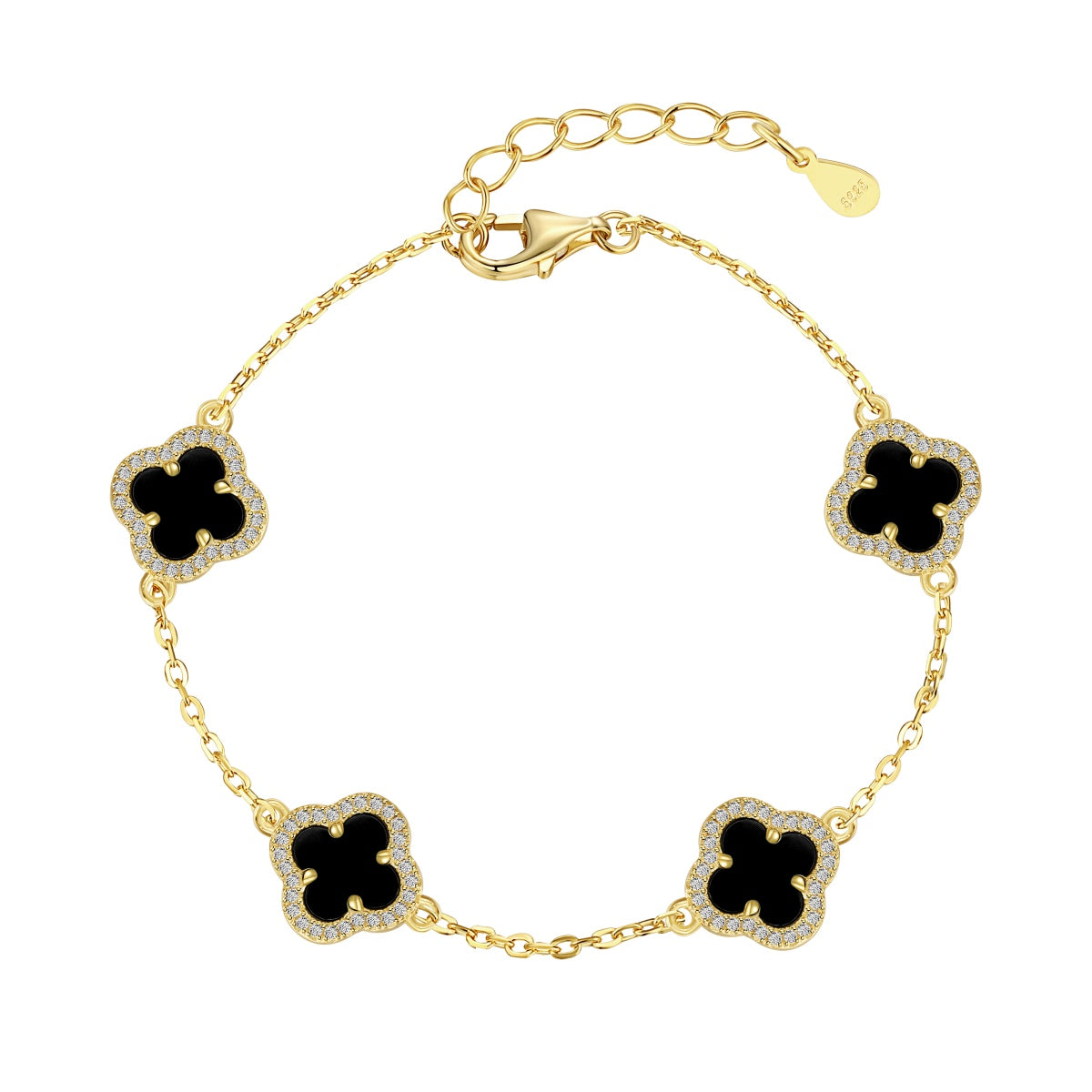 [Rose Jewels]Four-Leaf Clover Exquisite Bracelet