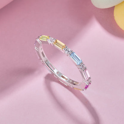 [Rose Jewels]Lively In Shades Elegant Radiant Cut Daily Ring