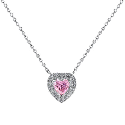 [Rose Jewels]Exquisite Heart Shape Necklace