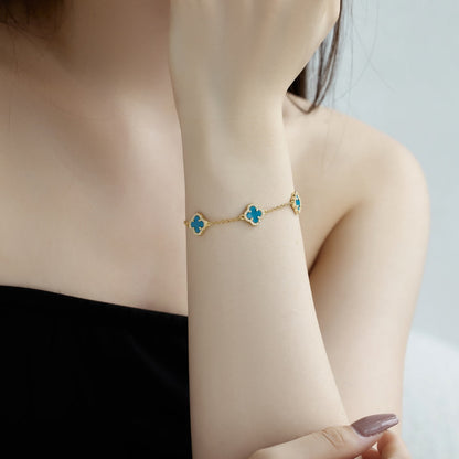 [Rose Jewels]Four-Leaf Clover Exquisite Bracelet