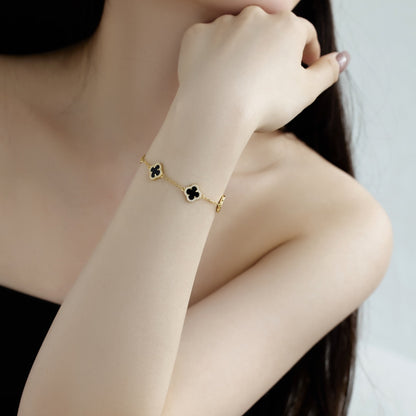 [Rose Jewels]Four-Leaf Clover Exquisite Bracelet