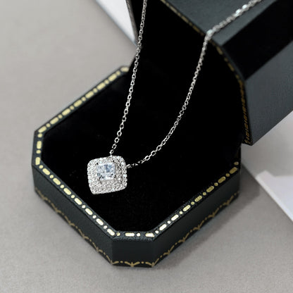 [Rose Jewels]Sparkling Asscher Cut Necklace