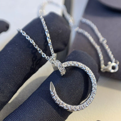 [ROSE]JUSTE NECKLACE SILVER DIAMONDS