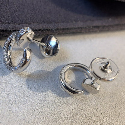 [ROSE]JUSTE EARRINGS SILVER DIAMONDS