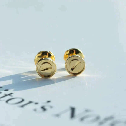 [ROSE]LOVE EARRINGS GOLD 10MM