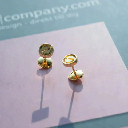 [ROSE]LOVE EARRINGS GOLD 10MM