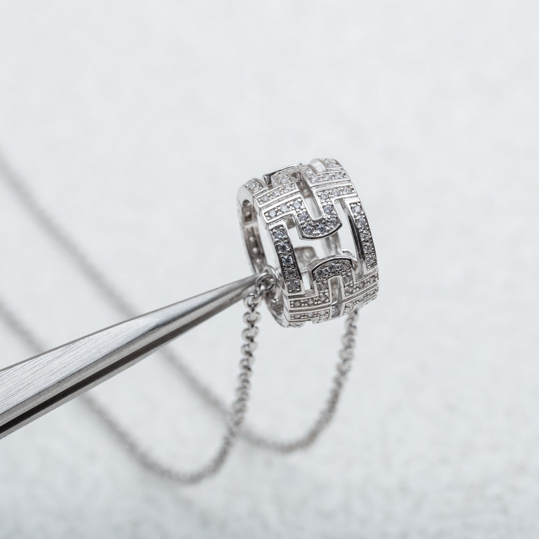 [Rose Jewels]PARENTESI HALSKETTE SILBER DIAMANT