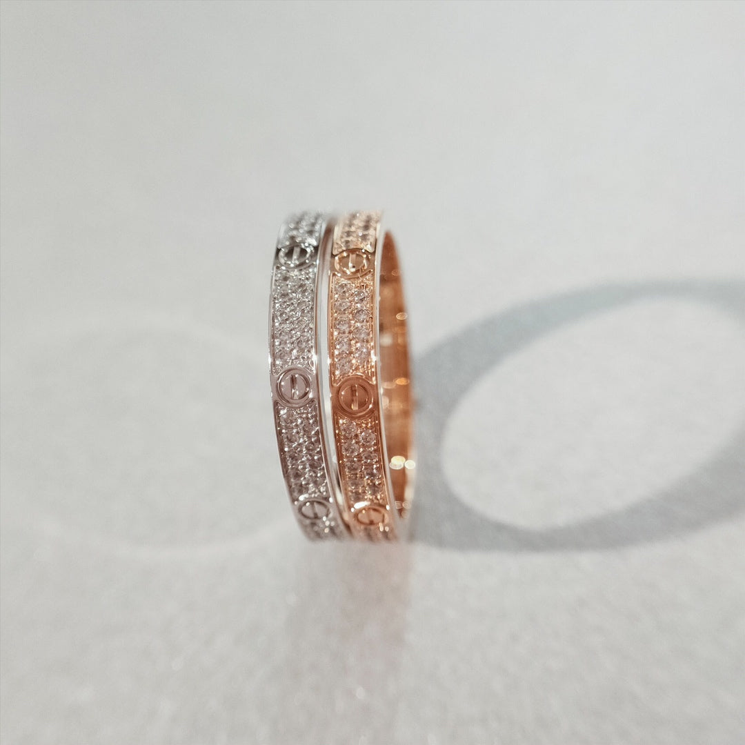 [ROSE]LOVE RING 2.65MM DIAMOND