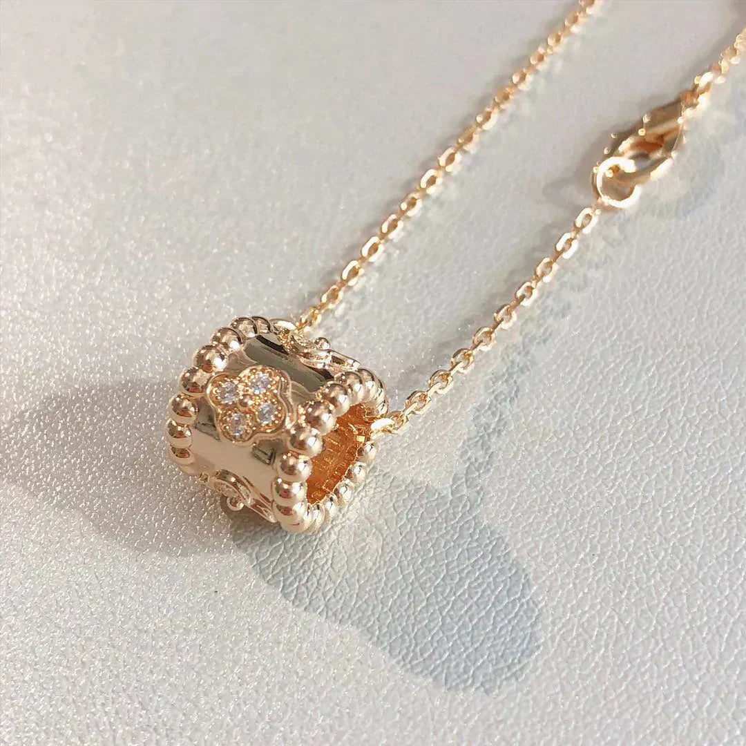 [ROSE]PERLEE PEDANT NECKLACE GOLD / ROSE GOLD