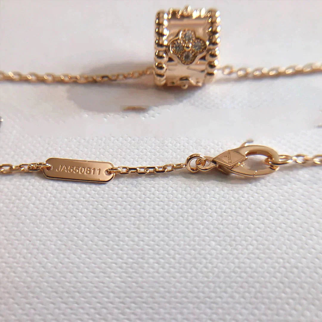 [ROSE]PERLEE PEDANT NECKLACE GOLD / ROSE GOLD