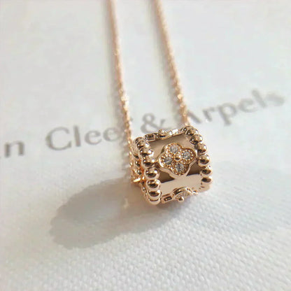 [ROSE]PERLEE PEDANT NECKLACE GOLD / ROSE GOLD