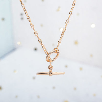 [Rose Jewels]ECHAPPEE NECKLACE PINK GOLD