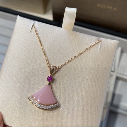 [Rose Jewels]TRAUM HALSKETTE ROSA OPAL