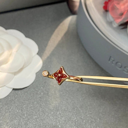 [Rose Jewels]STAR 1 DIAMOND OPEN RING