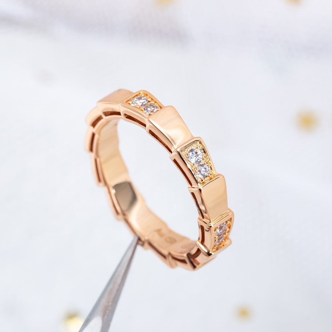 [Rose Jewels]SERPENTI RING ROSA GOLD 3MM