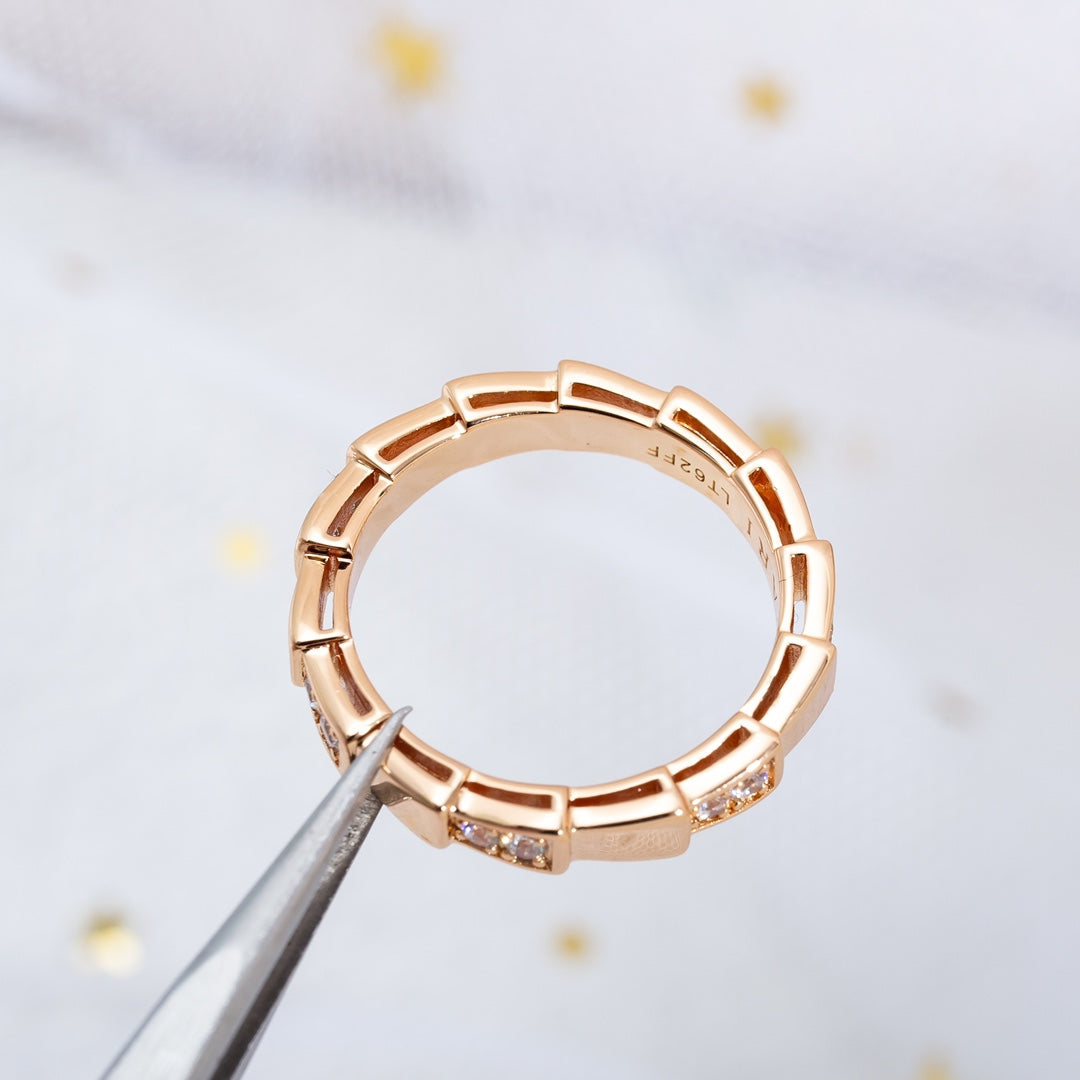 [Rose Jewels]SERPENTI RING ROSA GOLD 3MM