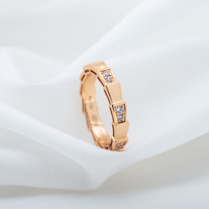 [Rose Jewels]SERPENTI RING ROSA GOLD 3MM