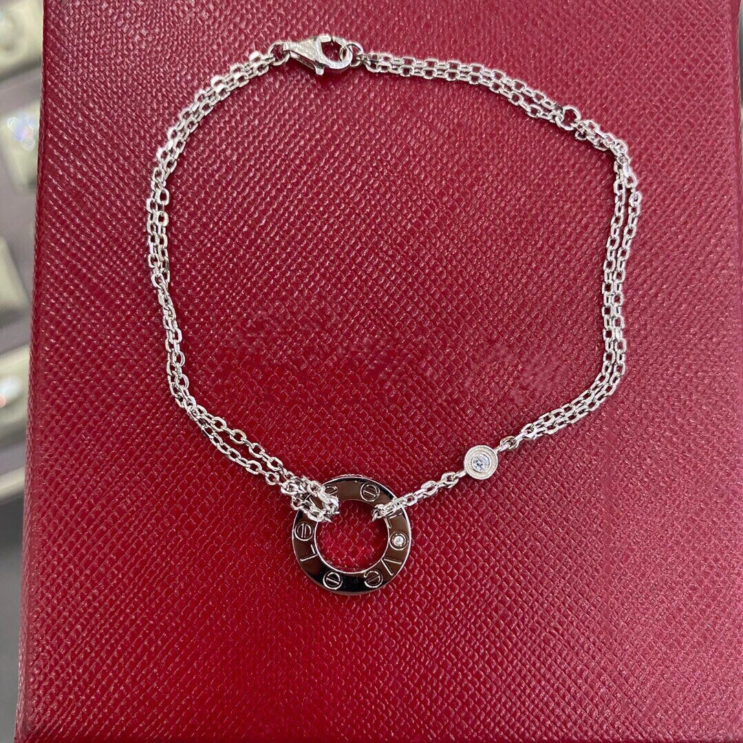 [ROSE]LOVE BRACELET 2 DIAMOND