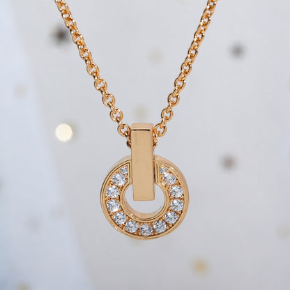 [Rose Jewels]GARI HALSKETTE ROSGOLD DIAMANT