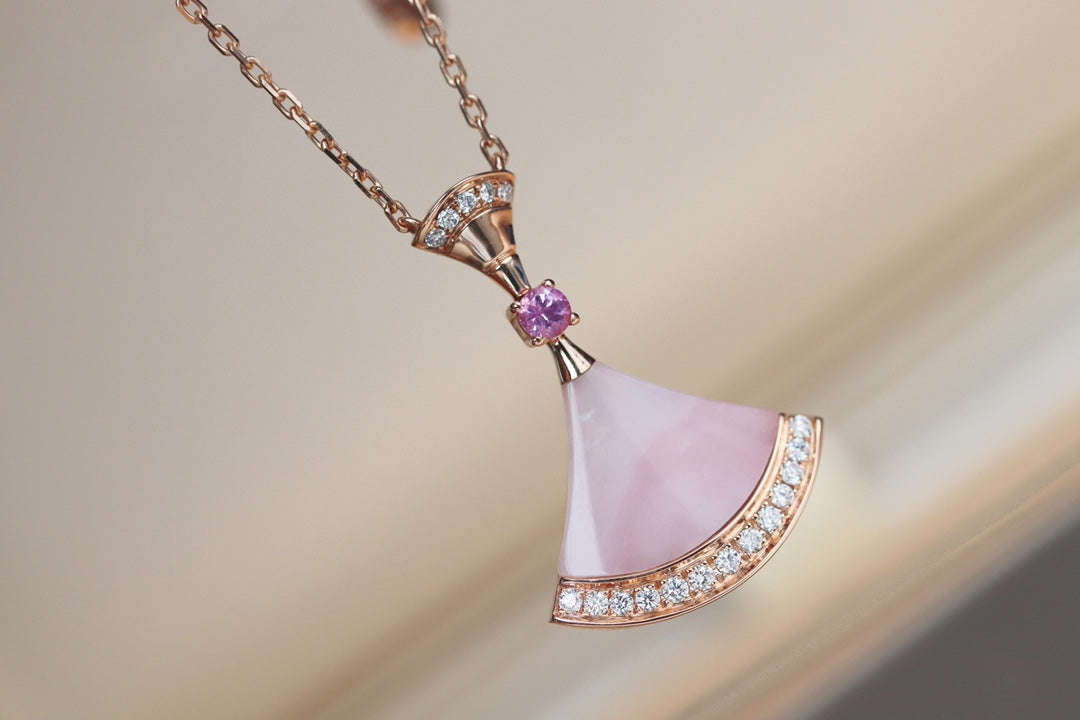 [Rose Jewels] TRAUM HALSKETTE ROSA MOP DIAMANT