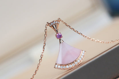 [Rose Jewels] TRAUM HALSKETTE ROSA MOP DIAMANT