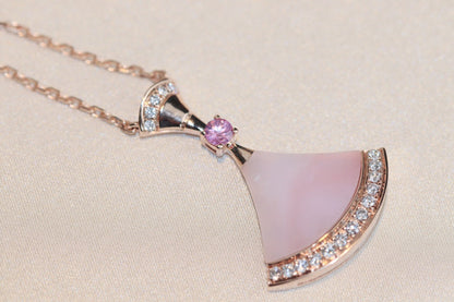 [Rose Jewels] TRAUM HALSKETTE ROSA MOP DIAMANT