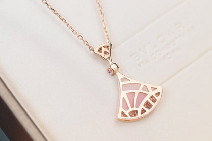 [Rose Jewels] TRAUM HALSKETTE ROSA MOP DIAMANT