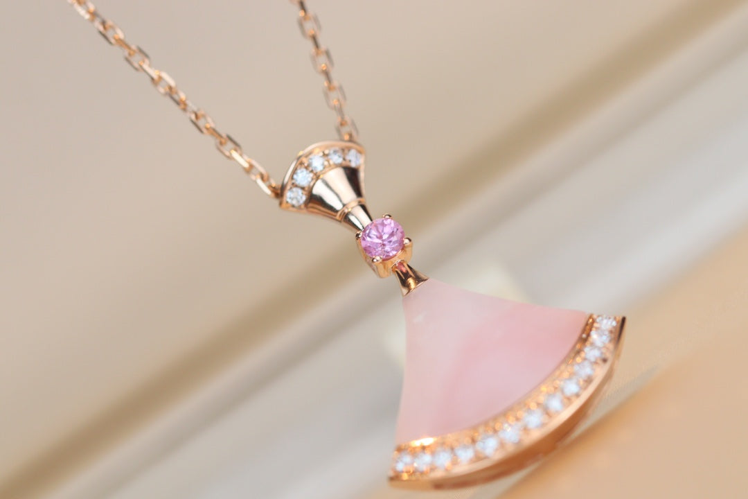 [Rose Jewels] TRAUM HALSKETTE ROSA MOP DIAMANT