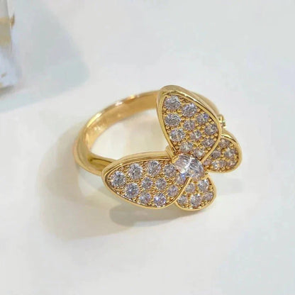 [ROSE]BUTTERFLY DIAMOND RING