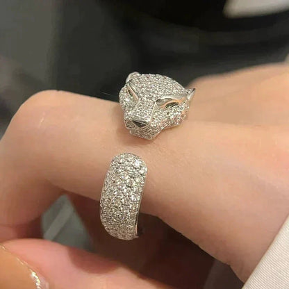 [ROSE]PANTHERE 5.5MM ALL DIAMOND RING