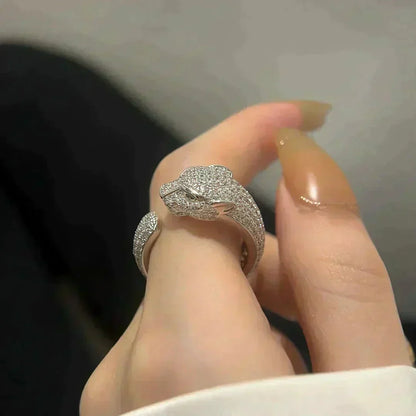 [ROSE]PANTHERE 5.5MM ALL DIAMOND RING