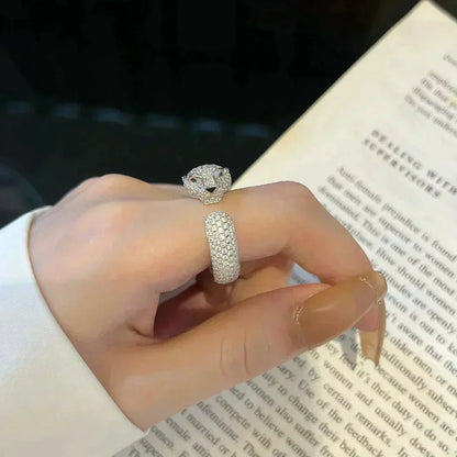 [ROSE]PANTHERE 5.5MM ALL DIAMOND RING