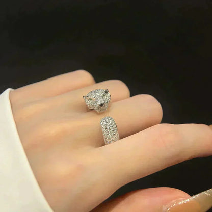 [ROSE]PANTHERE 5.5MM ALL DIAMOND RING