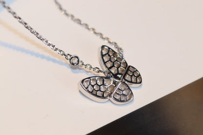 [ROSE]BUTTERFLY DIAMOND NECKLACE