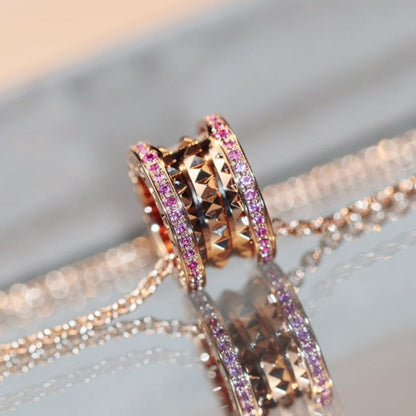 [Rose Jewels]ZERO 1 ROCK ROSA GOLD ROSA DIAMANT HALSKETTE