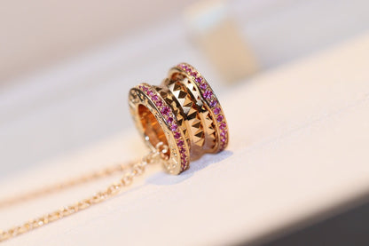 [Rose Jewels]ZERO 1 ROCK ROSA GOLD ROSA DIAMANT HALSKETTE