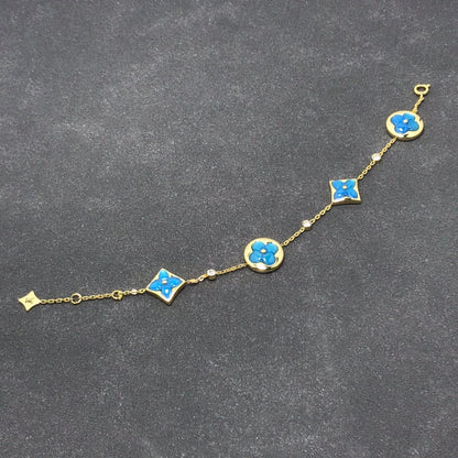 [Rose Jewels]STAR AND SUN TURQUOISE 4 MOTIFS 3 DIAMONDS