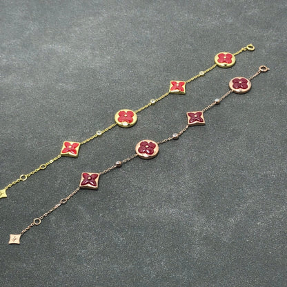 [Rose Jewels]STAR AND SUN CARNELIAN 4 MOTIFS 3 DIAMONDS