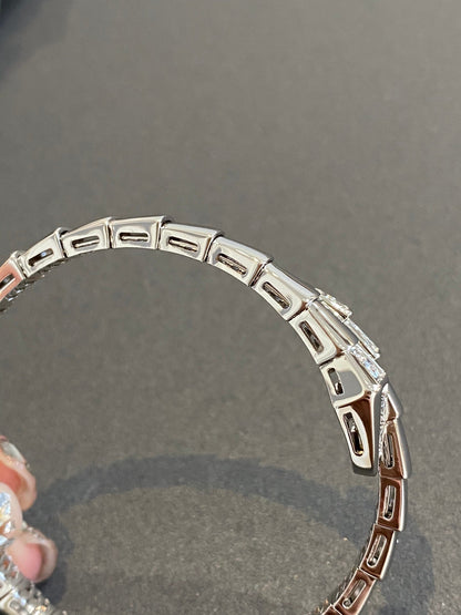 [Rose Jewels]SERPENTI ARMBAND DIAMANTEN SILBER