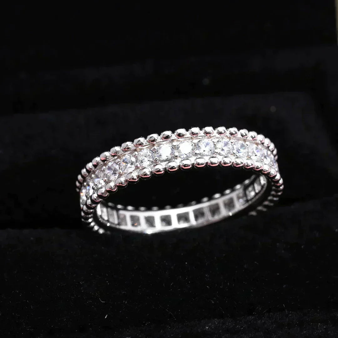 [ROSE]PERLEE DIAMOND SILVER RING